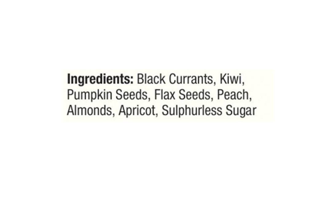 NourishVitals Seed & Fruit Mix Scrummy Black Currant   Jar  150 grams